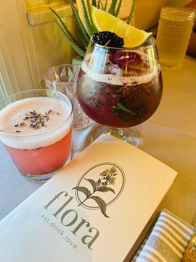 Drinks in the Hamptons at flora in Westhampton Beach