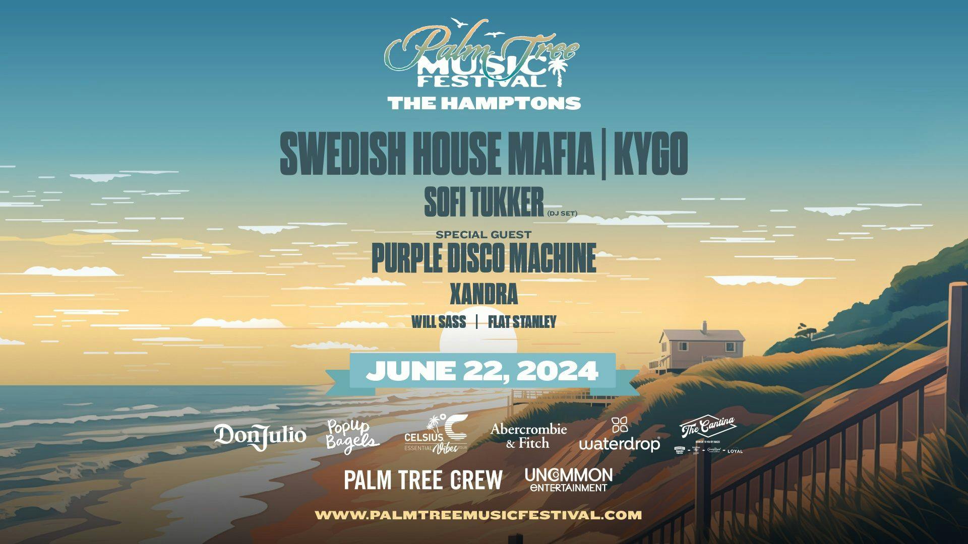 Palm Tree Music Festival in the Hamptons