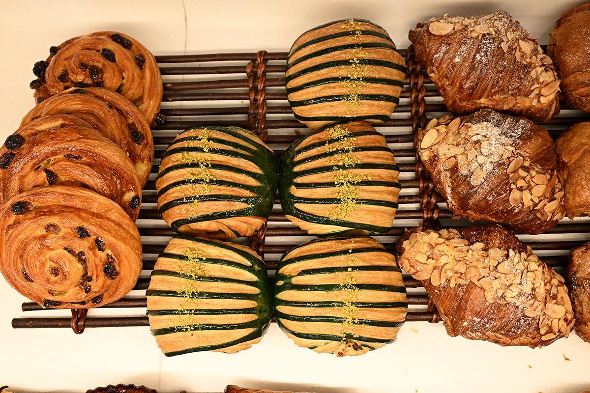 Pastries on display at Carissa's the Bakery in Sag Harbor, NY