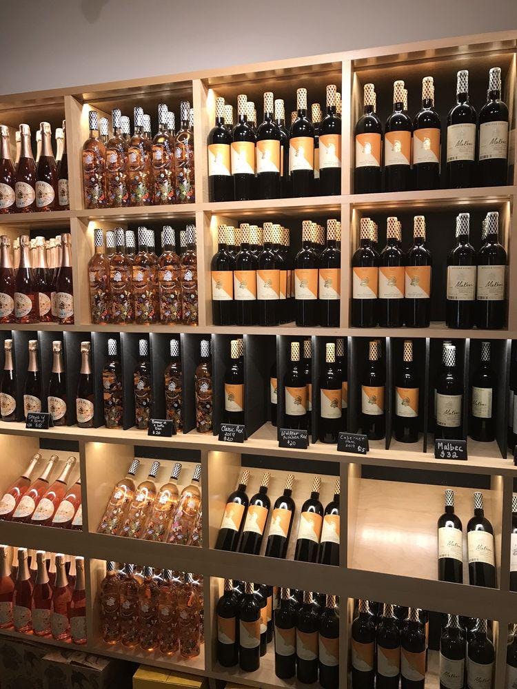 Wines for sale at Wölffer Estate Vineyard in the Hamptons