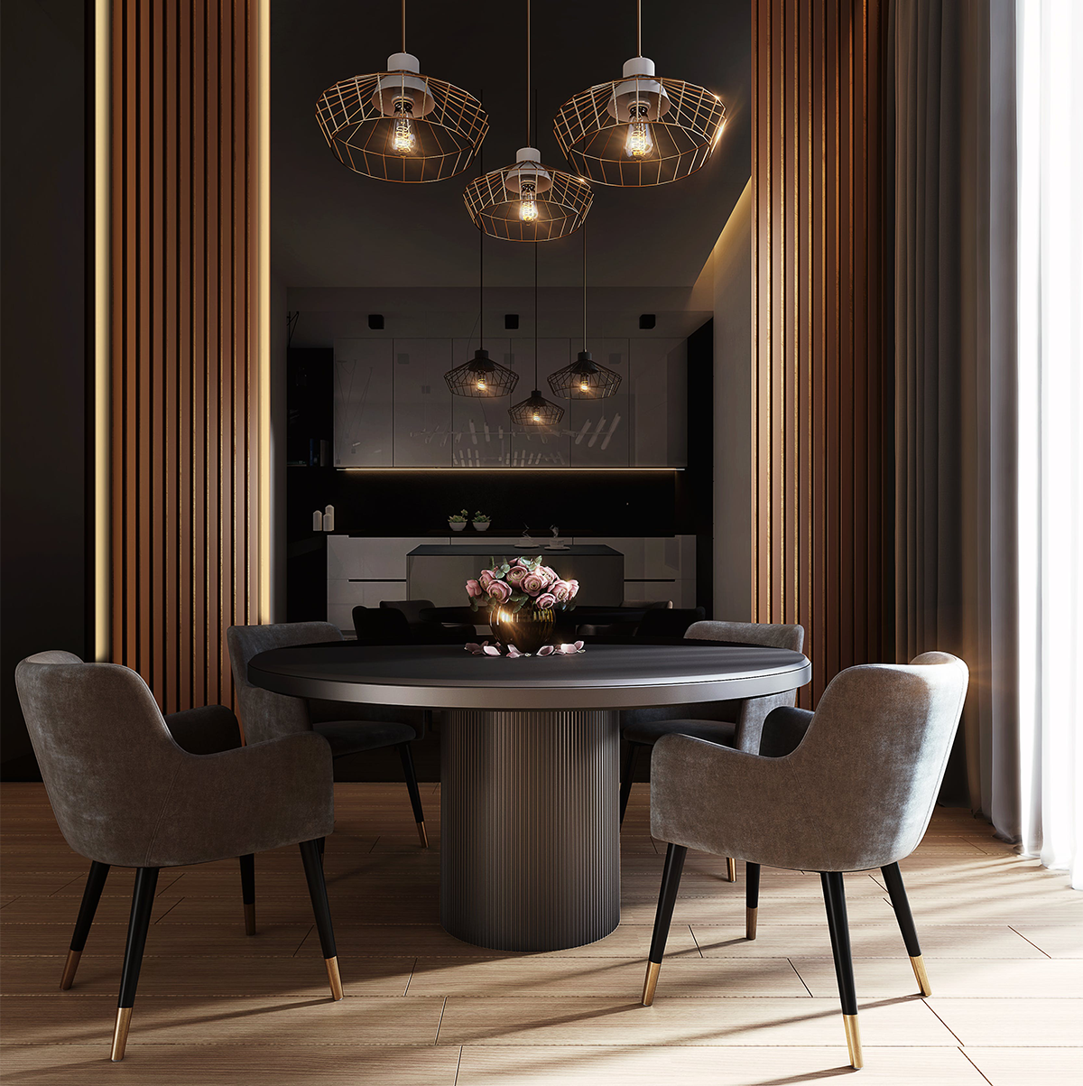 Luxury interior design in a luxury Hampton home in New York